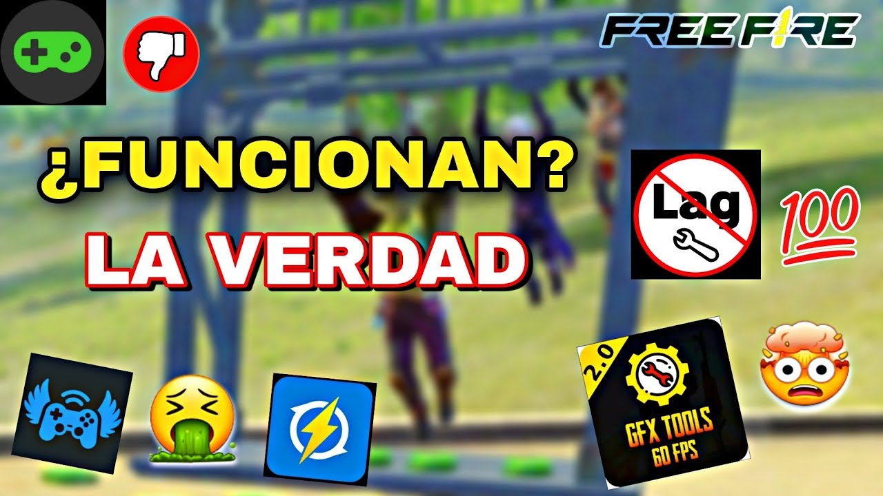 que aplicaciones recomiendan para mejorar el rendimiento en free fire