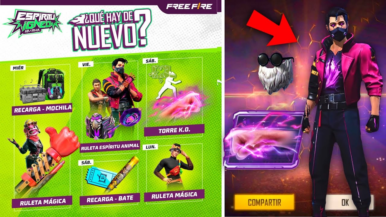 que es la ruleta en free fire y como funciona